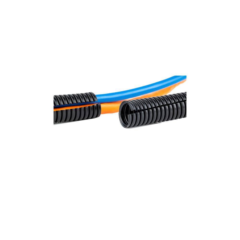Wellrohr Wellschlauch - PP - geschlitzt - DN 22 - Innen-Ø 21,8 mm - IP 68 - 50 m Rolle