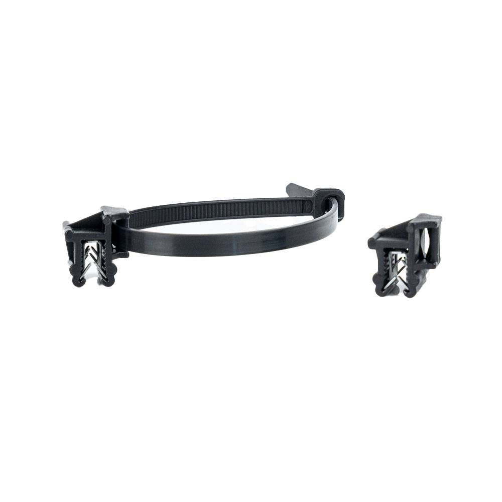 Kantenclipse - mit Kabelbinder - Kantenstärke 0,7 bis 3,0 mm - VE 100 Stück - Preis per VE - KC5