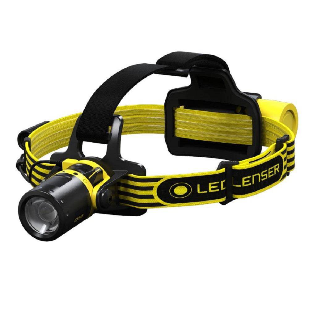 Ledlenser EXH8 - Leuchtweite 65 bis 120 m - Leuchtdauer 15 bis 40 Std. - 3x Mignon (AA) 1.5V