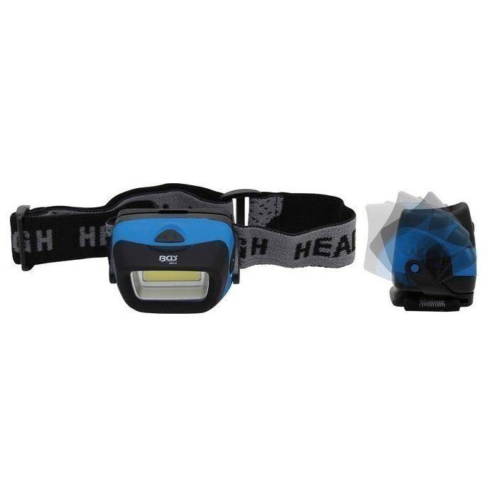 COB LED-Stirnleuchte - Kopfumfang 50 bis 70 cm - Gewicht ca. 50 g