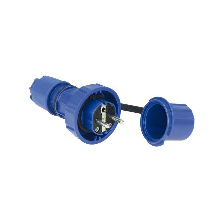 Schutzkontaktstecker "Nautilus" - 3-Polig - 16 A - 250 V - IP66/68