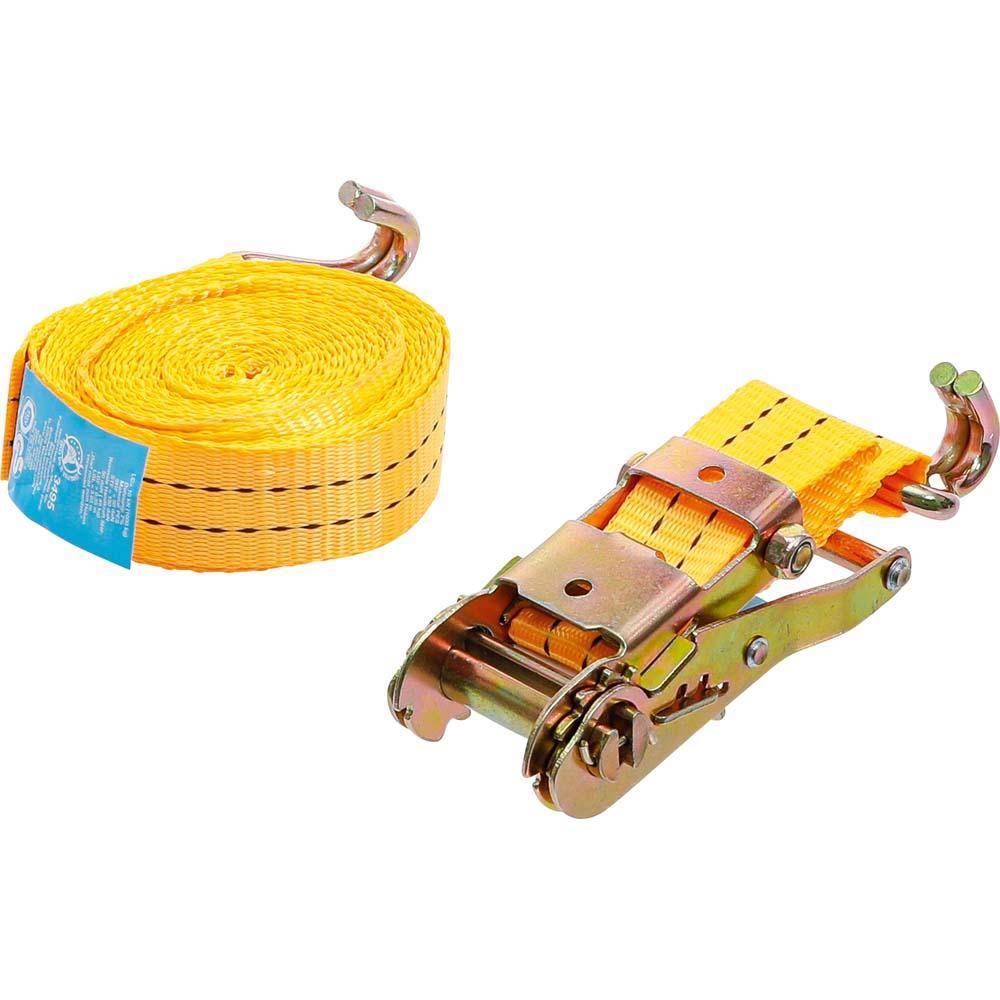 Knarren-Spannband "BGS" - TÜV/GS - Bandbreite 38 mm - Länge 6 m - Zugfestigkeit bis 210 kg