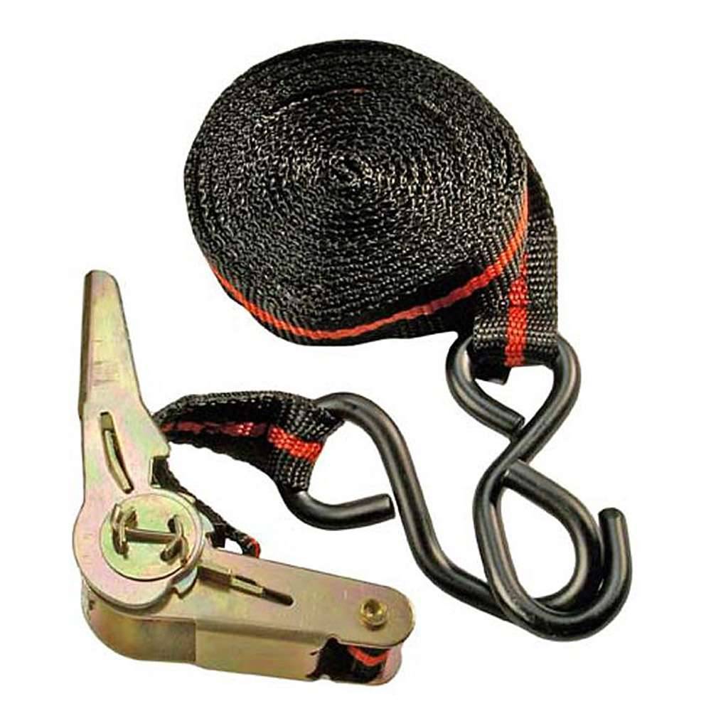 Spanngurt - mit 2 Haken - Breite 24 mm - Länge 5 m - Zugkraft bis 120 Kg - TüV / GS geprüft