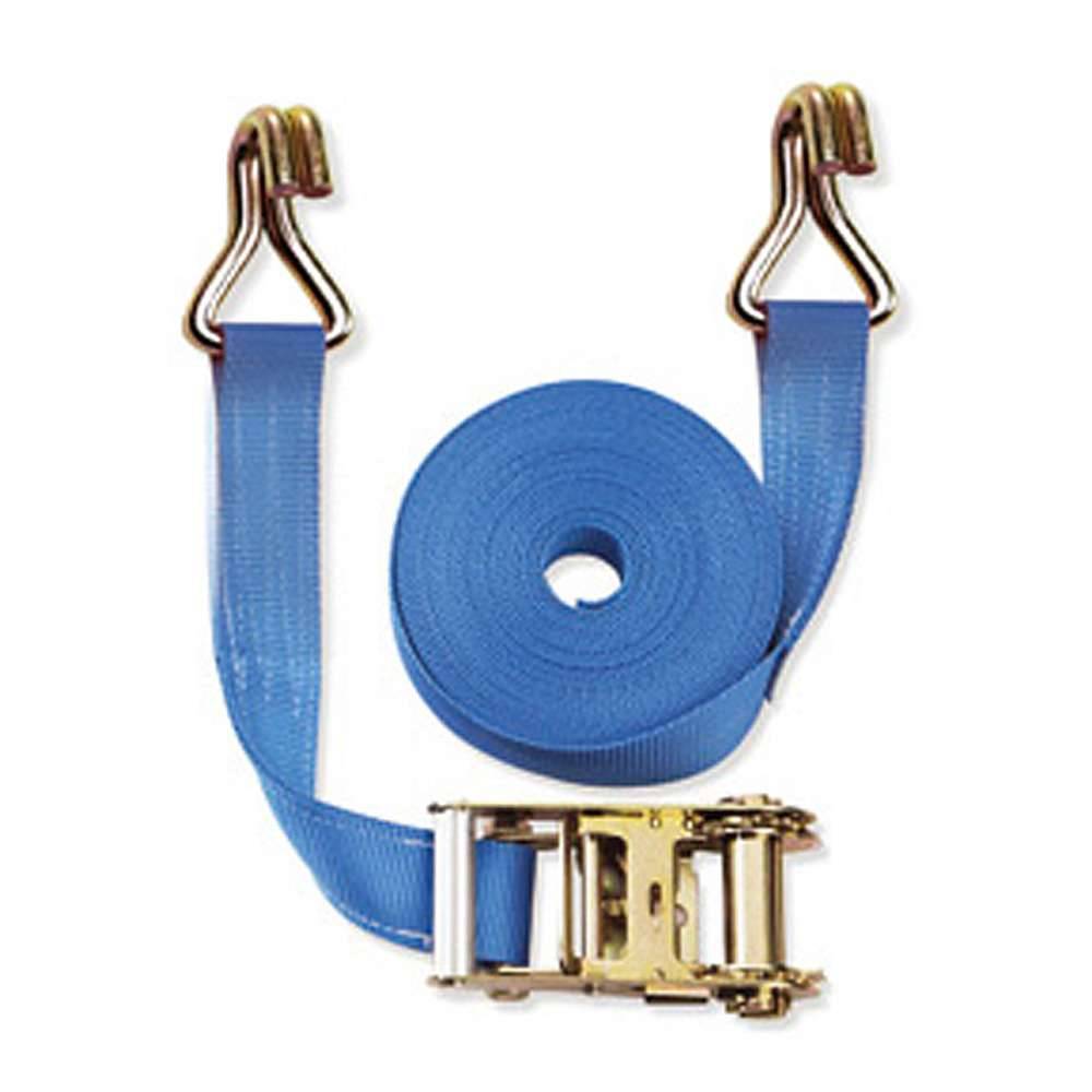 Zurrgurt - Zugkraft 1500daN - 50 mm breit - zweiteilig - Länge 10,00 m - Farbe blau