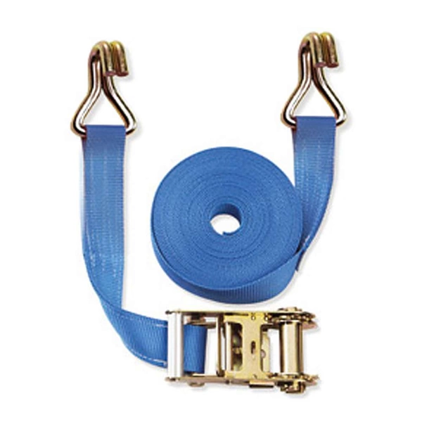 Zurrgurt - Zugkraft 1500daN - 50 mm breit - zweiteilig - Länge 10,00 m - Farbe blau Zurrgurt - Zugkraft 1500daN - 50 mm breit - zweiteilig - Länge 10,00 m - Farbe blau