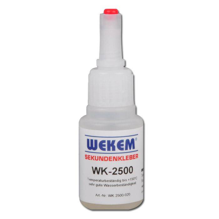 Sekundenkleber - langsam in der Aushärtung - 20 g - "WK 2500-020"