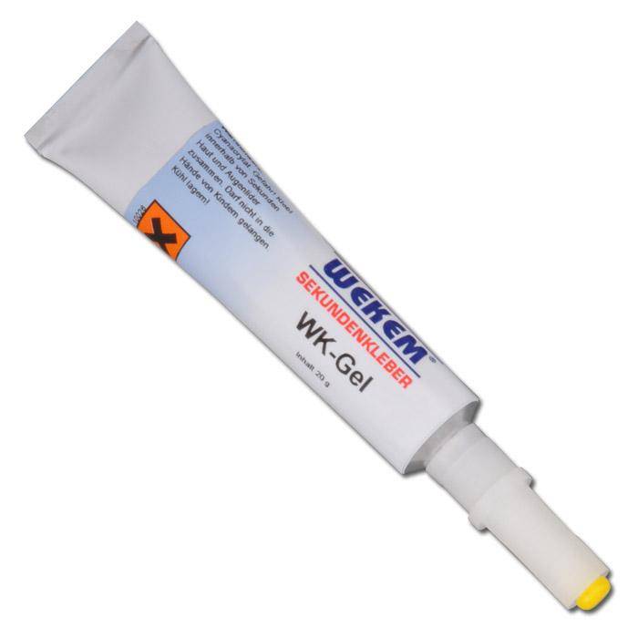 Sekundenkleber-Gel - für poröse Materialien - 20 g - "WK Gel-20"