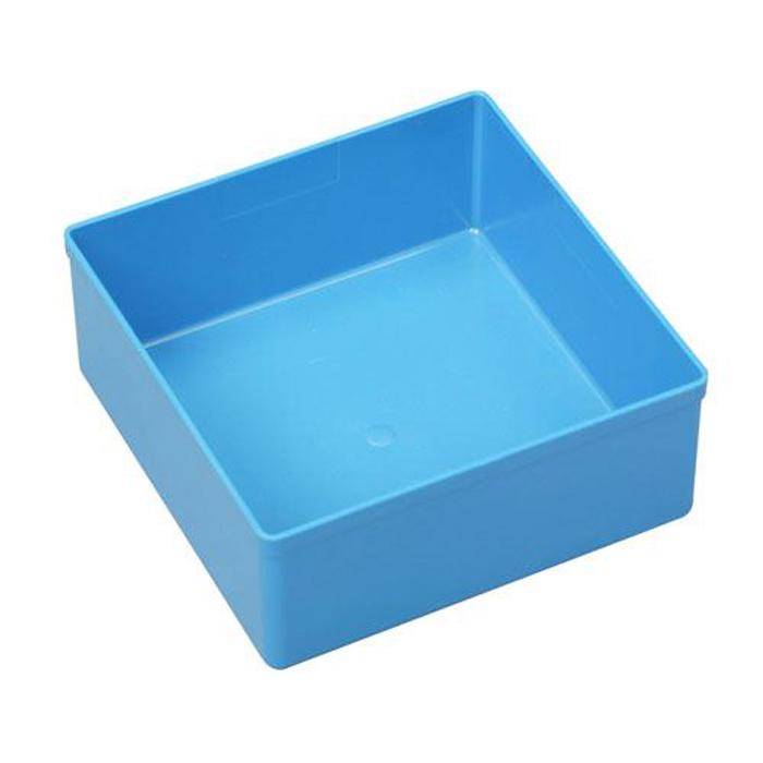 Einsatzbox EuroPlus Insert 45/3 - Außenmaße (B x T x H) 108 x 108 x 45 mm - Farbe blau