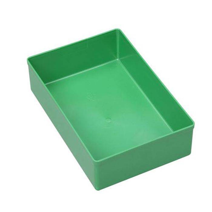 Einsatzbox EuroPlus Insert 45/4 - Außenmaße (B x T x H) - 108 x 162 x 45 mm - Farbe grün