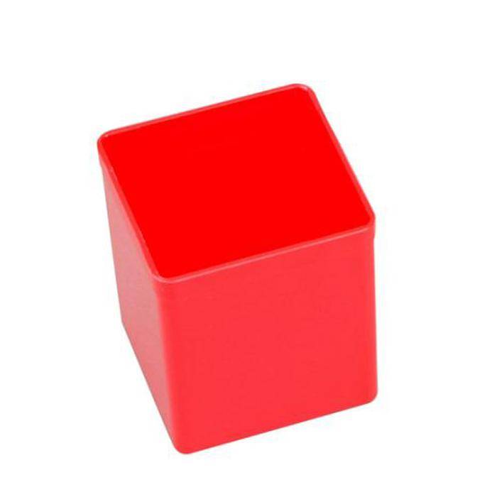 Einsatzbox EuroPlus Insert 63/1 - Außenmaße (B x T x H) 54 x 54 x 63 mm - Farbe rot