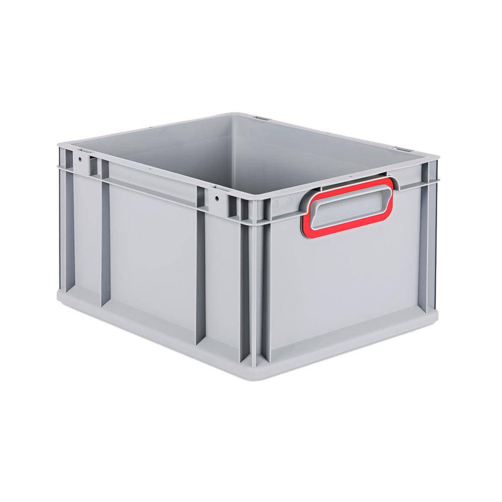 Eurobehälter ProfiPlus EuroBox 422 - mit geschlossenen Griffen - Außenmaße (B x T x H) 400 x 300 x 220 mm