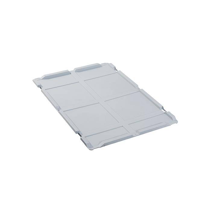 Scharnierdeckel ProfiPlus EuroBox Lid S 600 - Außenmaße (B x T x H) 600 x 400 x 10 mm - Farbe grau