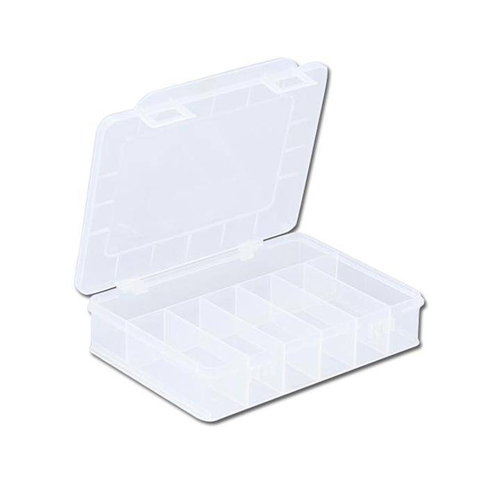 Sortimentskasten EuroPlus Basic 18/7 - mit sieben Fächern - Außenmaße (B x T x H) 180 x 150 x 40 mm