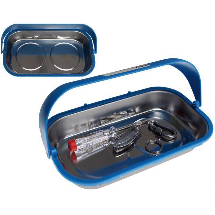 Magnetische Teileschale - mit Schirm - Abmessungen 249 x 152 x 54 mm