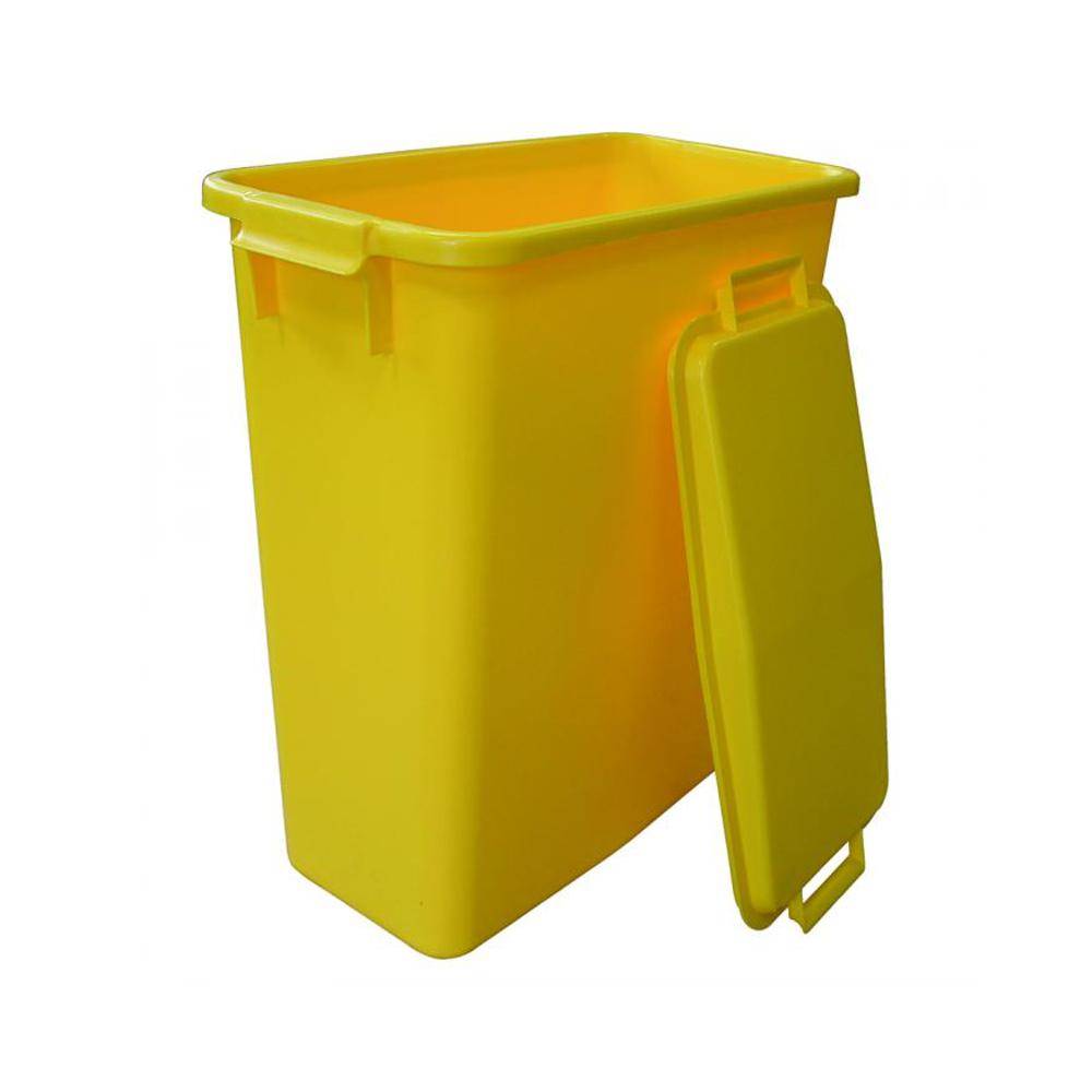 Mehrzweck-Behälter - konische Ausführung - Volumen 60 l - Graf® - Maße (L x B x H) 555 x 280 x 585 mm - Gewicht 2,1 kg - Farbe gelb