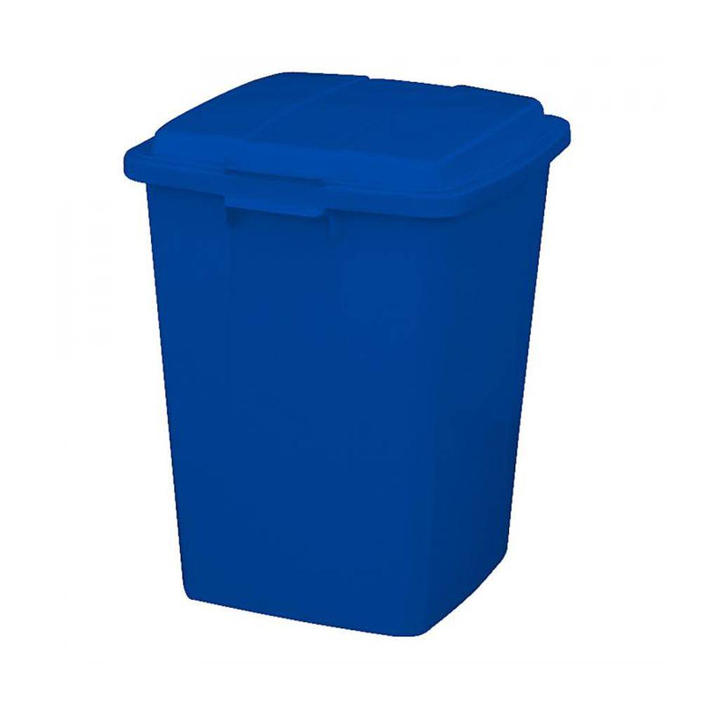 Mehrzweck-Behälter - konische Ausführung - Volumen 90 l - Graf® - Maße (L x B x H) 510 x 490 x 600 mm - Gewicht 2,6 kg - Farbe blau
