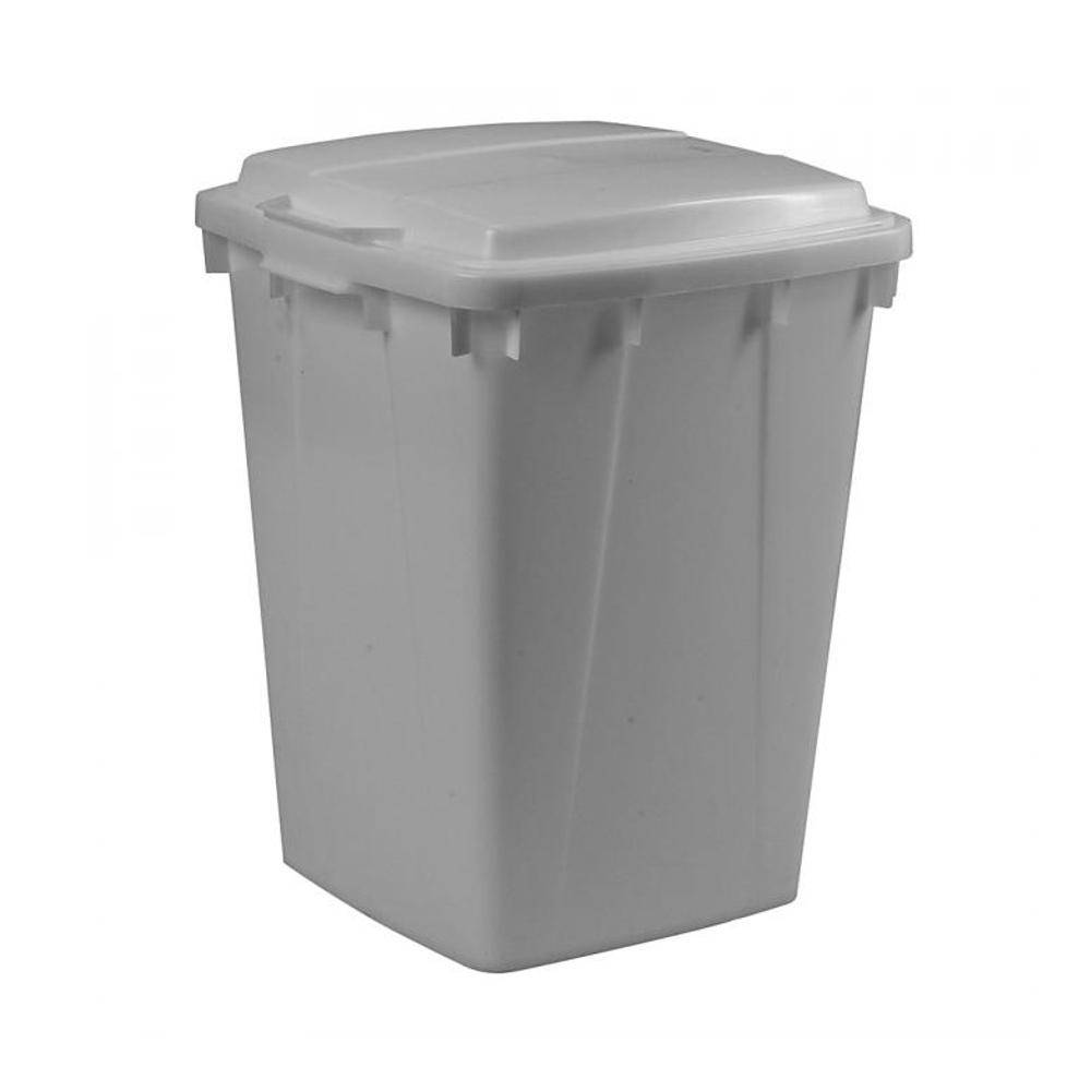 Mehrzweck-Behälter - konische Ausführung - Volumen 90 l - Graf® - Maße (L x B x H) 510 x 490 x 600 mm - Gewicht 2,6 kg - Farbe grau