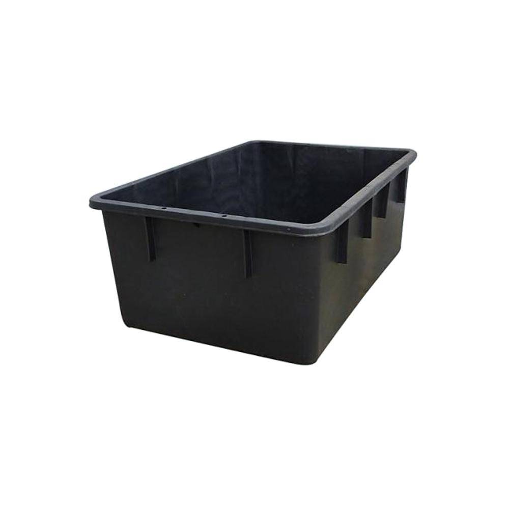 Großbehälter - konische Ausführung - Volumen 220 l - Graf® - Maße (L x B x H) 880 x 640 x 500 mm - Gewicht 5,7 kg - Farbe schwarz - Griffe 2 x Gr