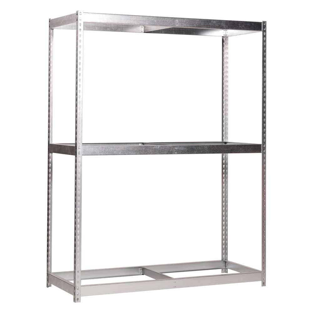 Weitspannregal Simonforte 2409-3 - Farbe verzinkt - 2000 x 2400 x 900 mm - ohne Stahlböden