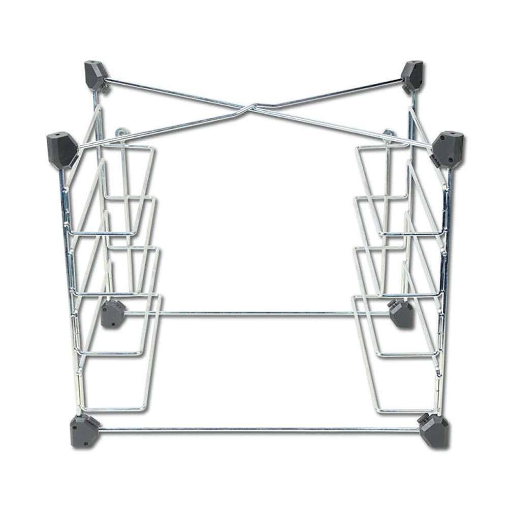 Metallregal EuroPlus Depot 37 - für 4 EuroPlus Sortimentskästen - Außenmaße (B x T x H) 405 x 320 x 345 mm