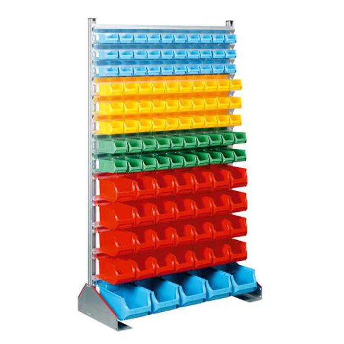 Ständerregal ProfiPlus Depot SHS 113 - mit 113 Stapelsichtboxen - Außenmaße (B x T x H) 1.130 x 500 x 1.900 mm