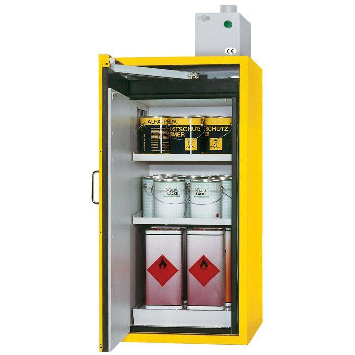 Sicherheitsschrank Flachschrank Typ 90 Außenkorpus Stahlblech 1-flüglich