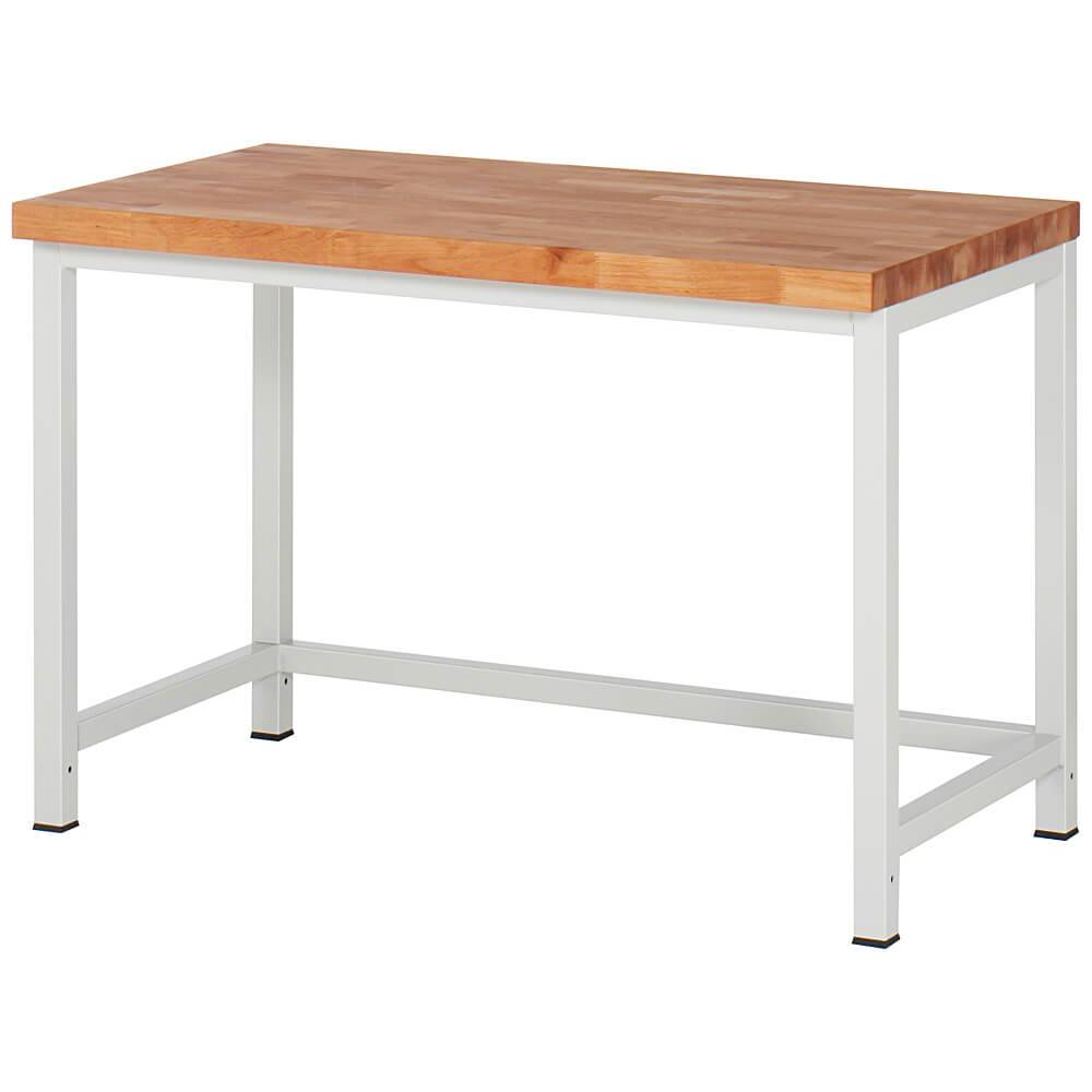 Werkbank Serie Basic-8- Modell 8000-1 - Breite 1250 mm - Flächenlast max. 1250 kg - Buche Massiv