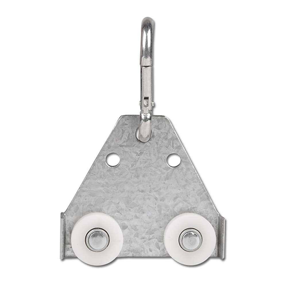 Werkzeugwagen - mit Karabinerhaken - Stahl verzinkt - bis 20kg - 80mm breit