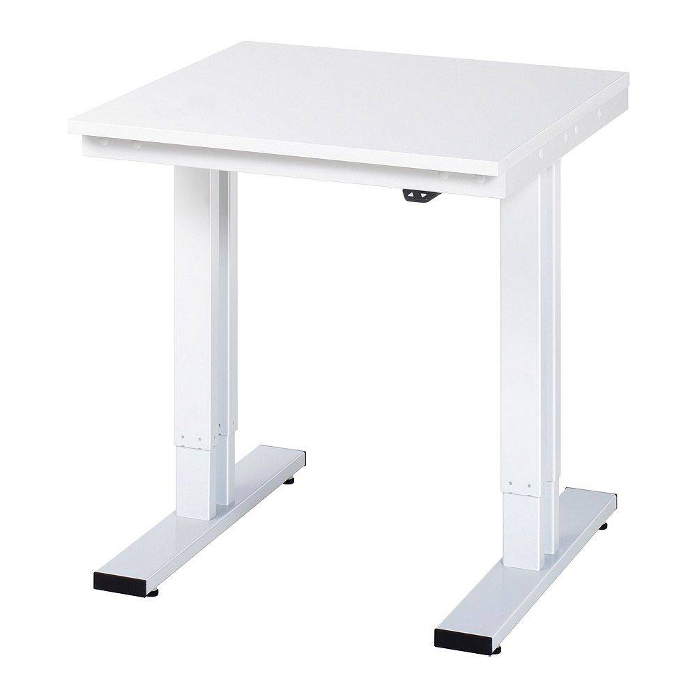 Werkbank "adlatus 300" - lichtgrau - Breite 750 x Tiefe 800 mm - Höhe 720-1120 mm