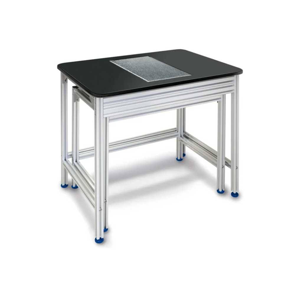 Wägetisch - höhenverstellbar - Arbeitsfläche (B x T) 650 x 770 mm