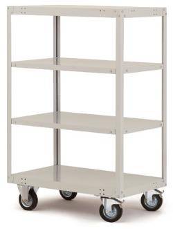 Regalwagen "Transo" - Etagen 4 - Tragkraft bis 500 kg - Höhe bis 1545 mm