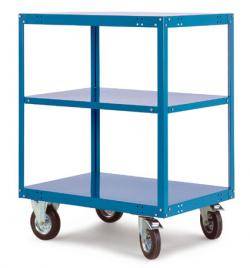 Regalwagen "Transo" - Etagen 3 - Tragkraft bis 500kg - Höhe bis 1295 mm