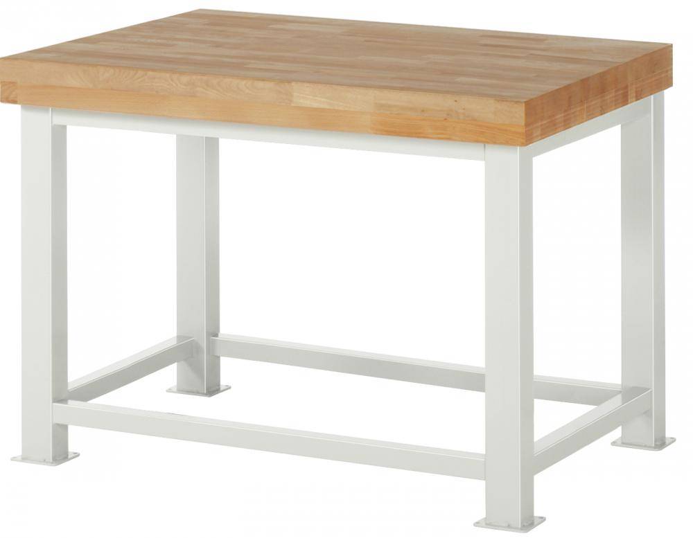 Schwerlastwerkbank - Buche massiv - 1250 x 900 x 900 mm - Flächenlast max. 4.500 kg