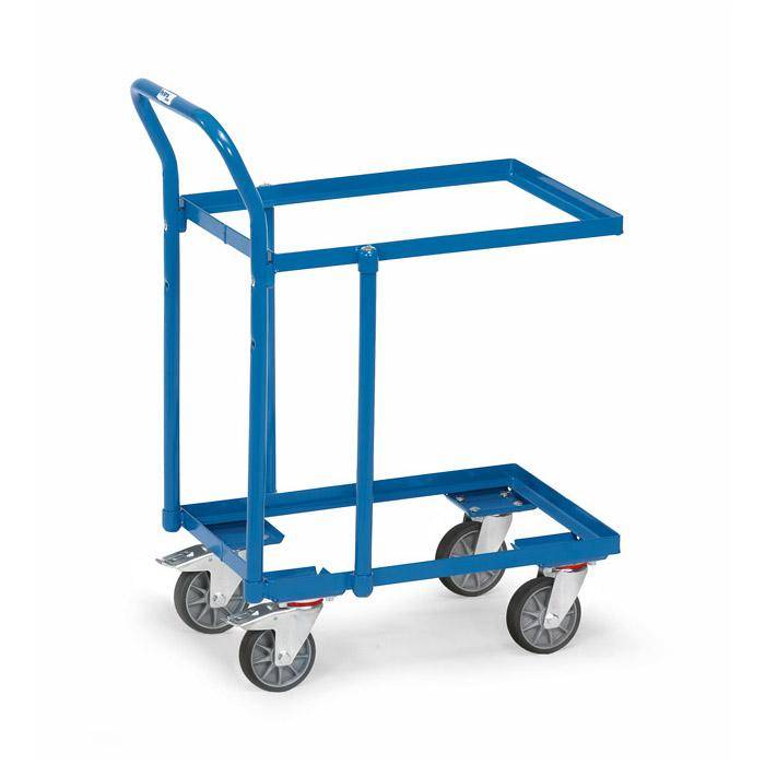 Etagenroller mit Rohrschiebebügel - offener Rahmen - 250 kg