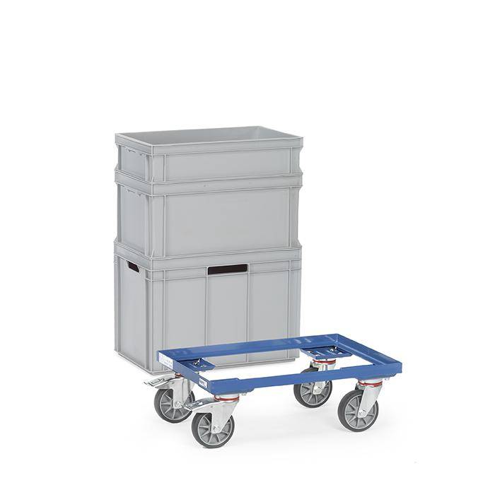 Eurokasten-Roller - offene Winkelstahlkonstruktion - Tragkraft 250 kg