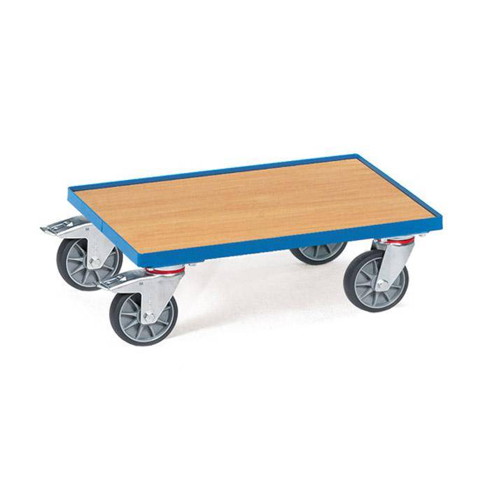 Eurokasten-Roller - mit Bodenplatte - mit Rand 10 mm