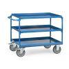 Tischwagen - mit Wannen - Tragkraft 400 kg - Farbe blau