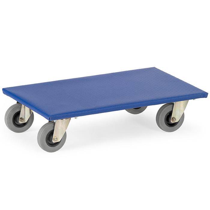 Möbelroller - Polyamid oder Vollgummi - Rutschschutzbelag - Tragkraft 300 kg - Ladefläche LxB: 600x350 mm