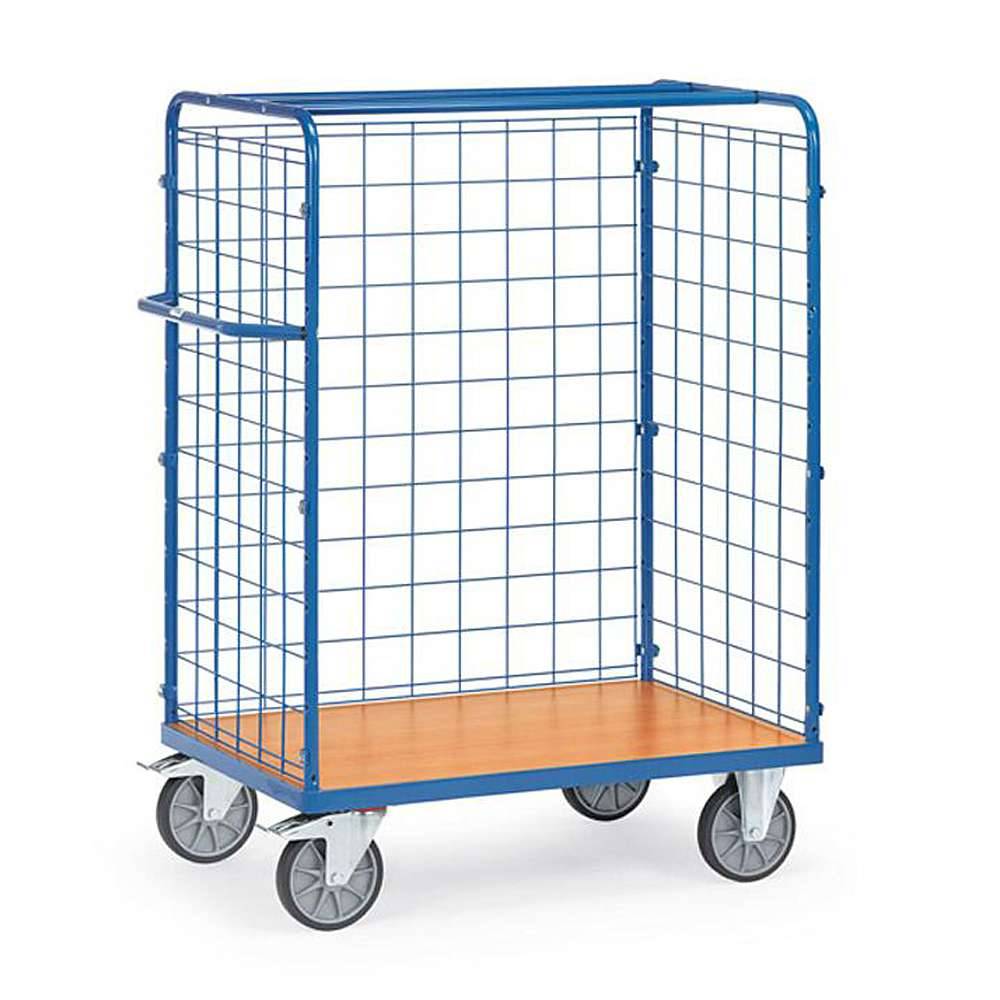 Paketwagen - 3 Drahtgitterwände - Höhe 1500 mm - 600 kg