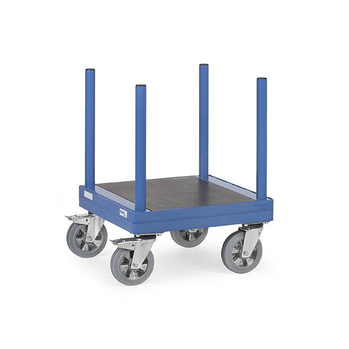 Langmaterial-Wagen - Tragkraft 1500 kg - mit Rungen 550 mm lang