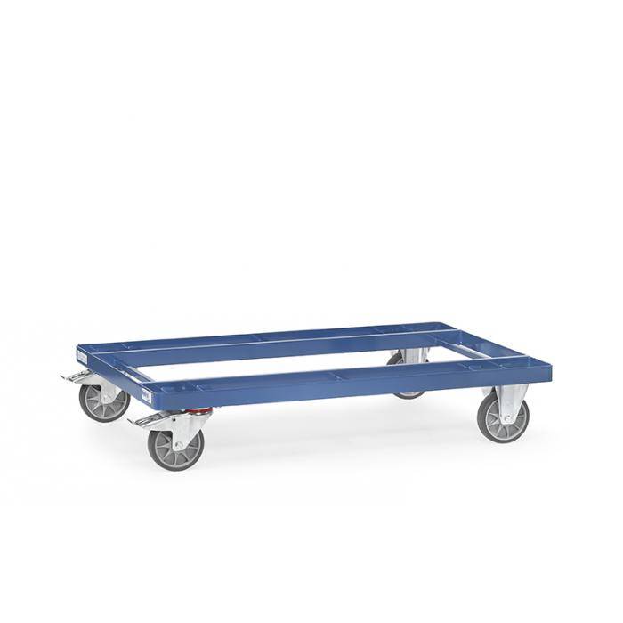 Paletten-Fahrgestell - für Flachpaletten und Gitterboxen - TPE-Bereifung