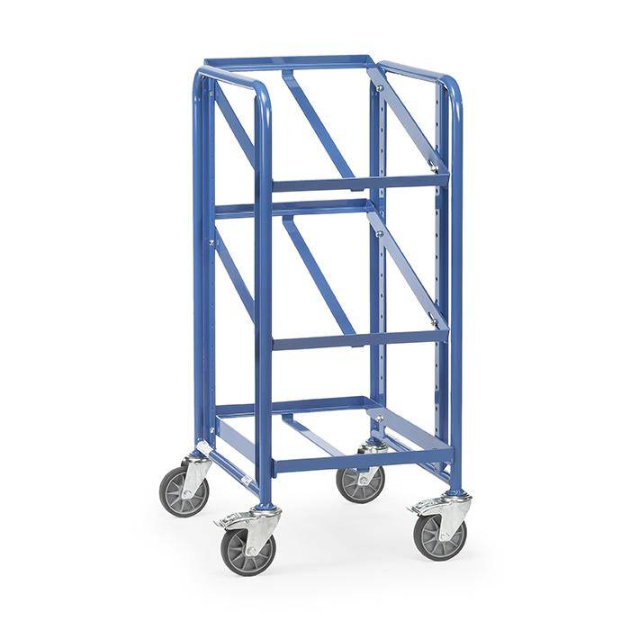 Eurokastenwagen - ohne Kästen - mit 3 offenen Etagenrahmen