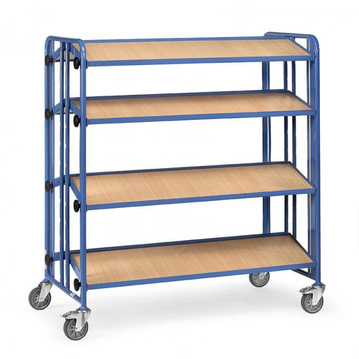 Montagewagen - mit 3 neigbaren Böden aus Holz - zweiseitige Ausführung