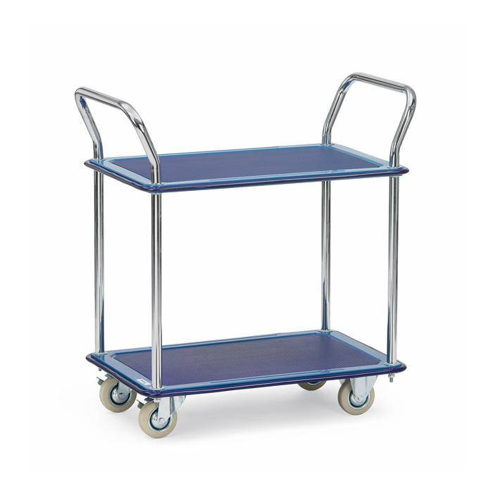 Ganzstahlwagen - 120 kg - 2 Böden