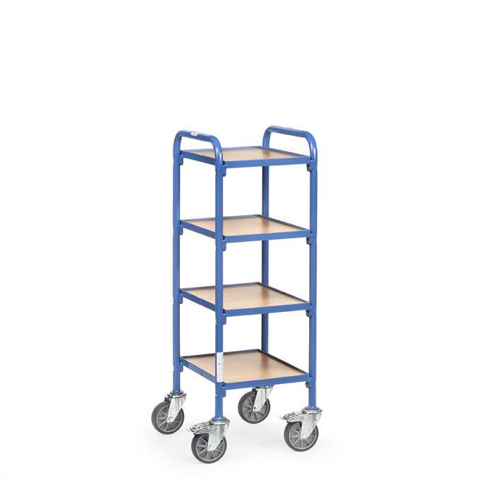 Beistellwagen - mit 4 Böden aus Holz - Länge 320 mm