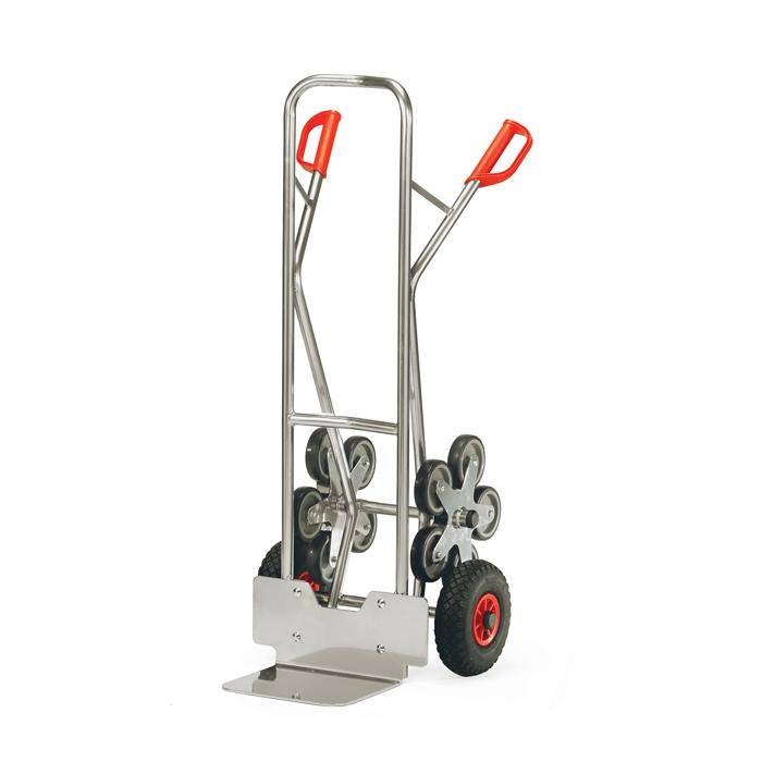 Alu-Treppenkarre - 200 kg - fünfarmige Rad-Sterne
