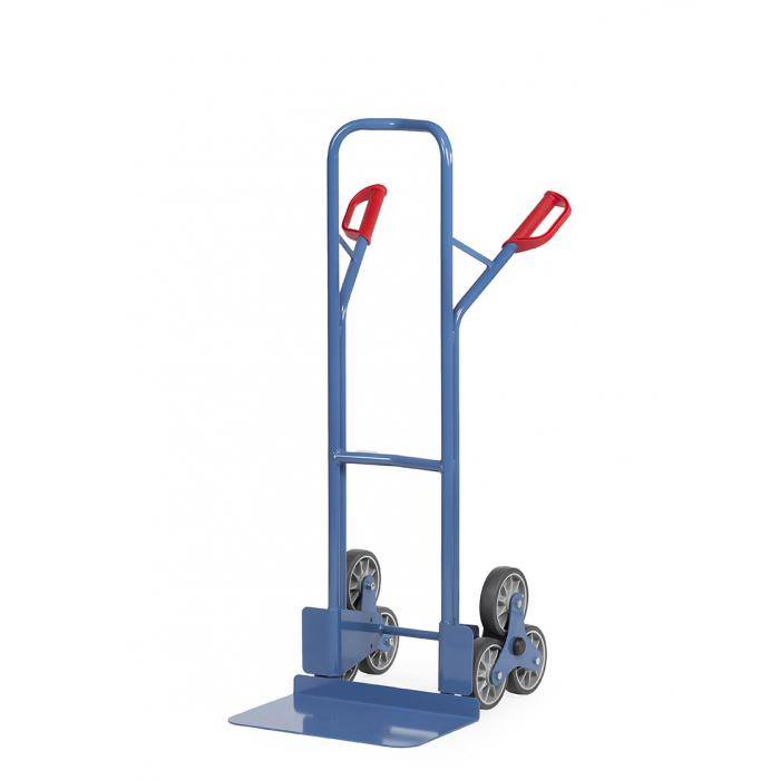 Treppenkarre - 200 kg - mit 2 dreiarmigen Rad-Sternen - breite Schaufel
