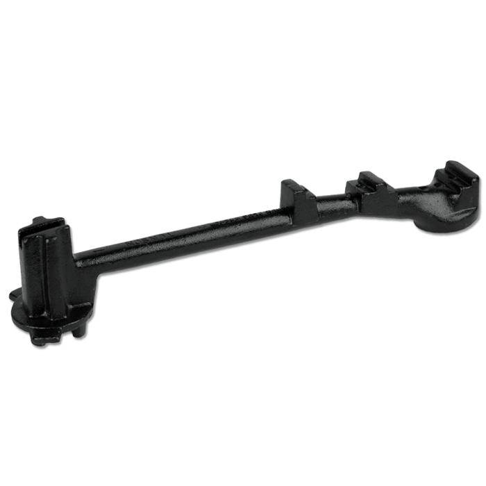 Fass-Schlüssel - aus Gusseisen - schwarz lackiert