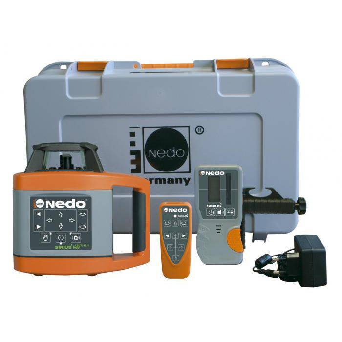 Rotationslaser Sirius 1 HV green - Horizontal-/Vertikal - mit grünem Laserstrahl - Breite/Tiefe/Höhe 150 mm x 200 mm x 190 mm