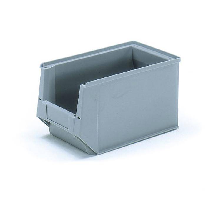 Sichtlagerkasten - Kunststoff - Farbe grau